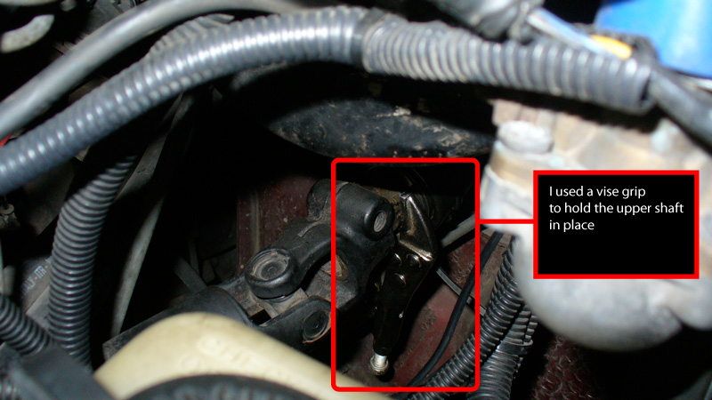 Lower steering shaft bearing replacement - With pics! | Jeep Enthusiast  Forums